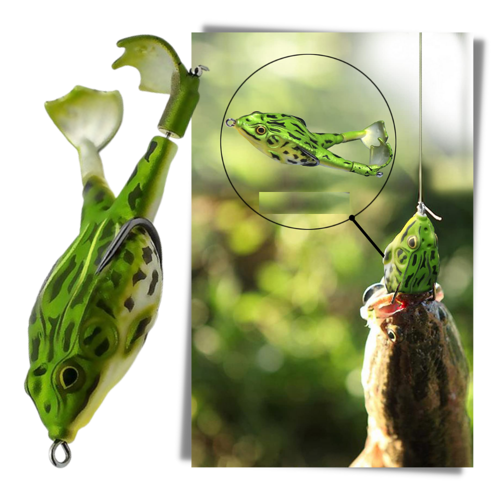 Silicone Frog Fishing Lure - Ozerty