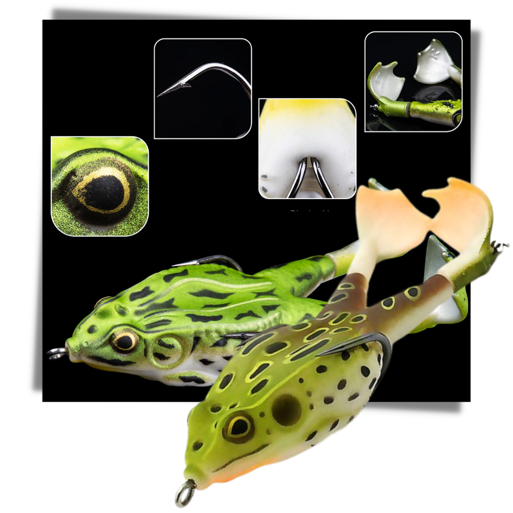 Silicone Frog Fishing Lure - Ozerty