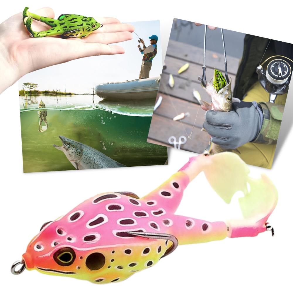 Silicone Frog Fishing Lure - Ozerty