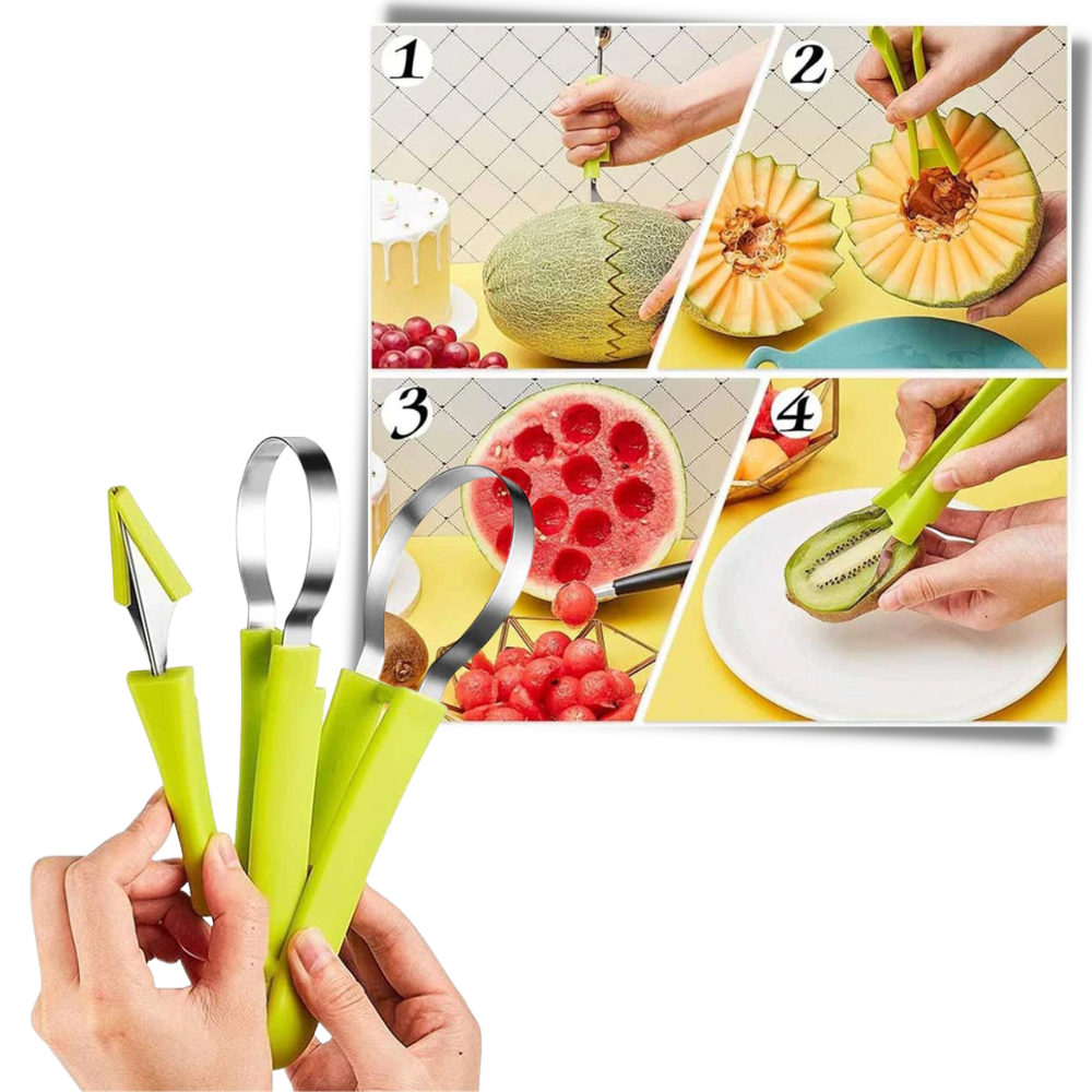 Fruit Carving and Slicing Tool Set - Ozerty