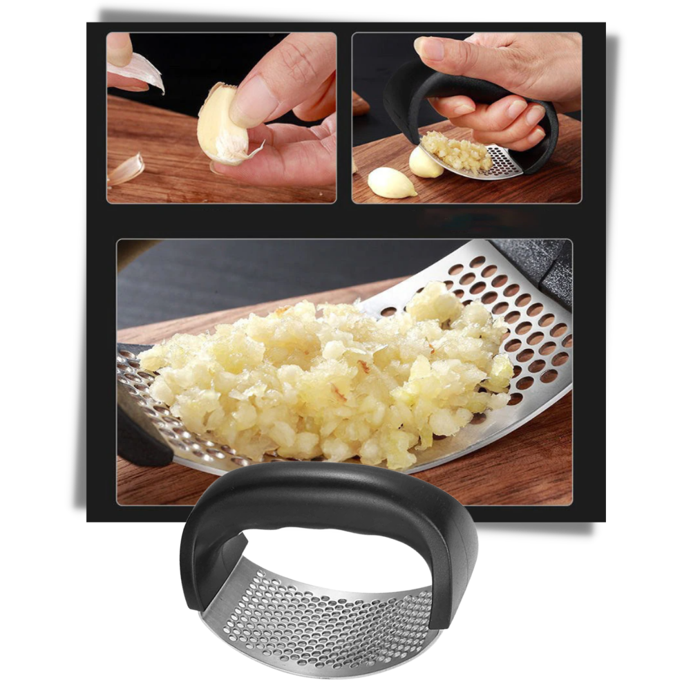 Steel Garlic Crusher - Ozerty