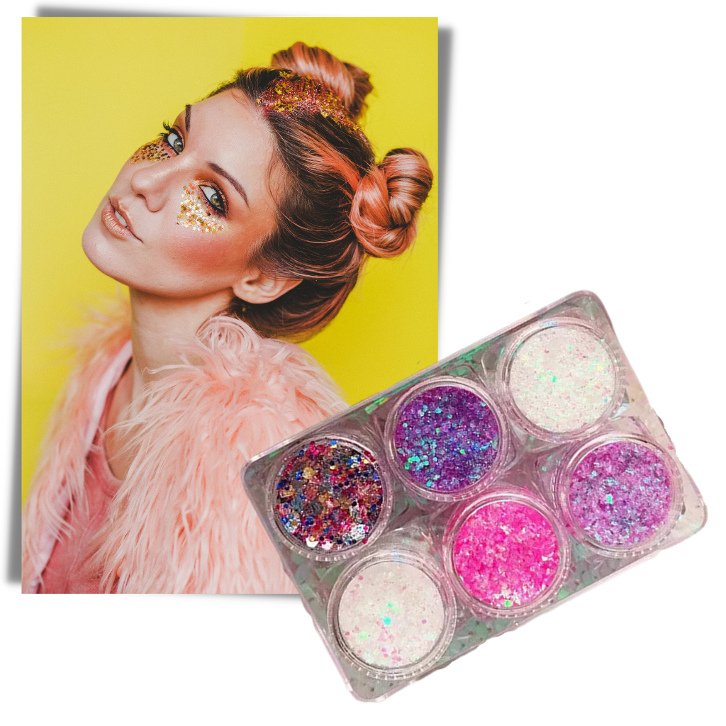 Face and Body Glitter Set - Ozerty