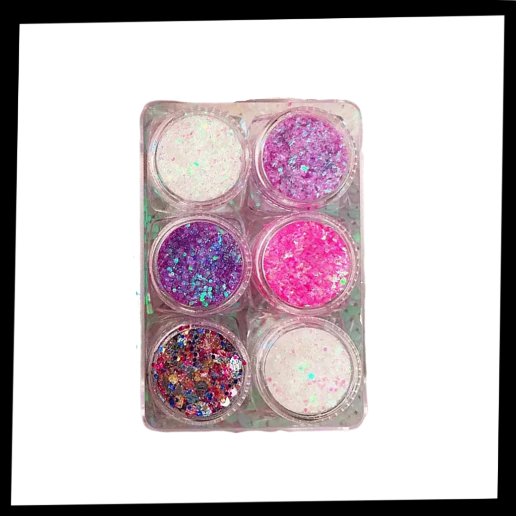 Face and Body Glitter Set - Ozerty