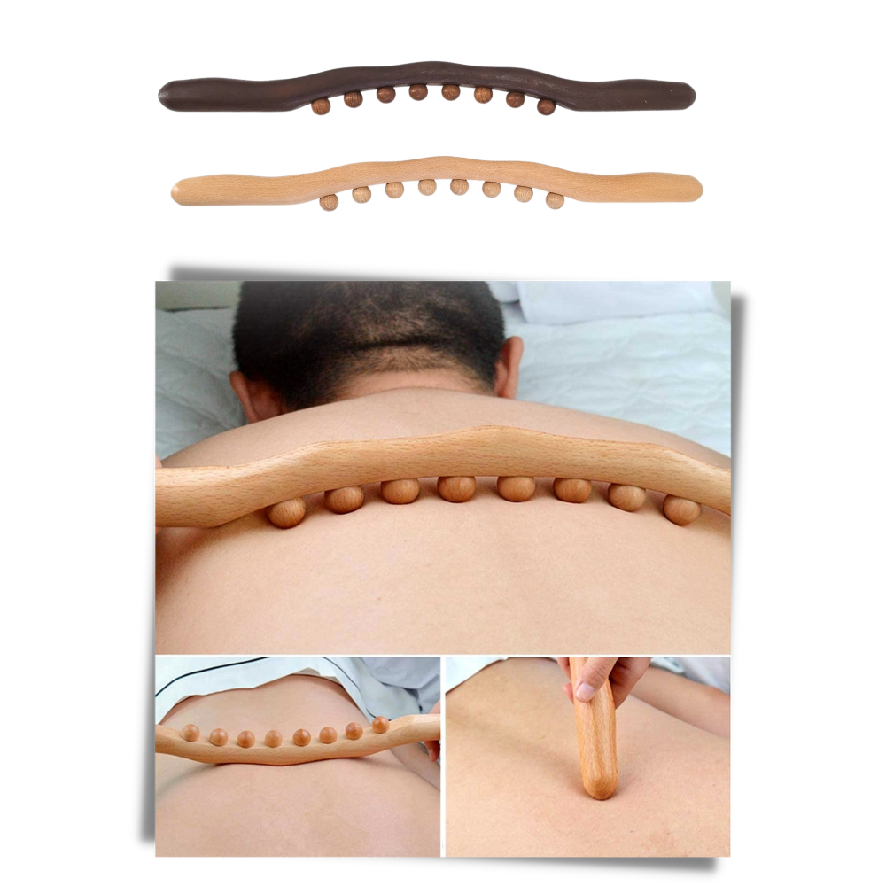 Natural Wood Muscle Massager - Ozerty