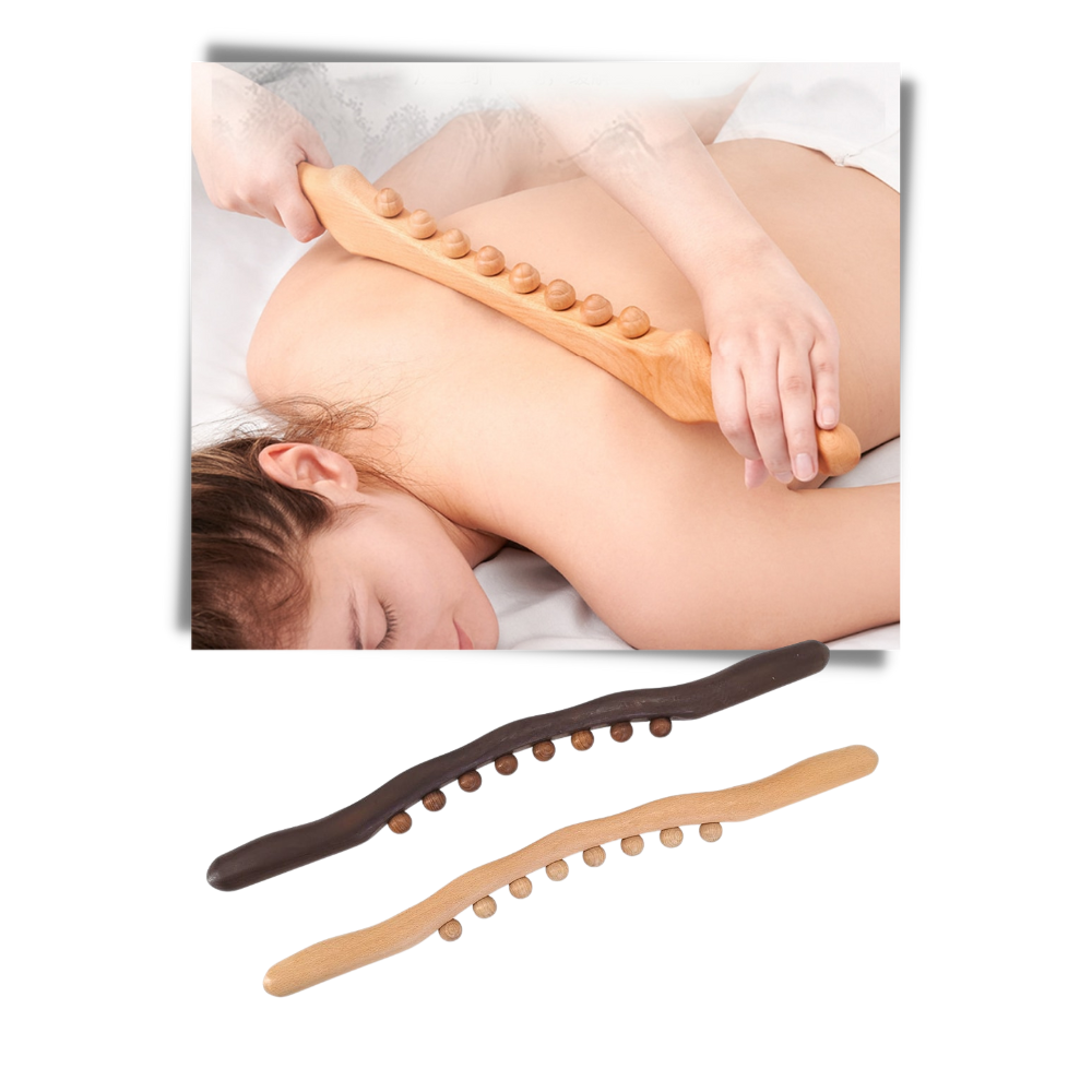 Natural Wood Muscle Massager - Ozerty