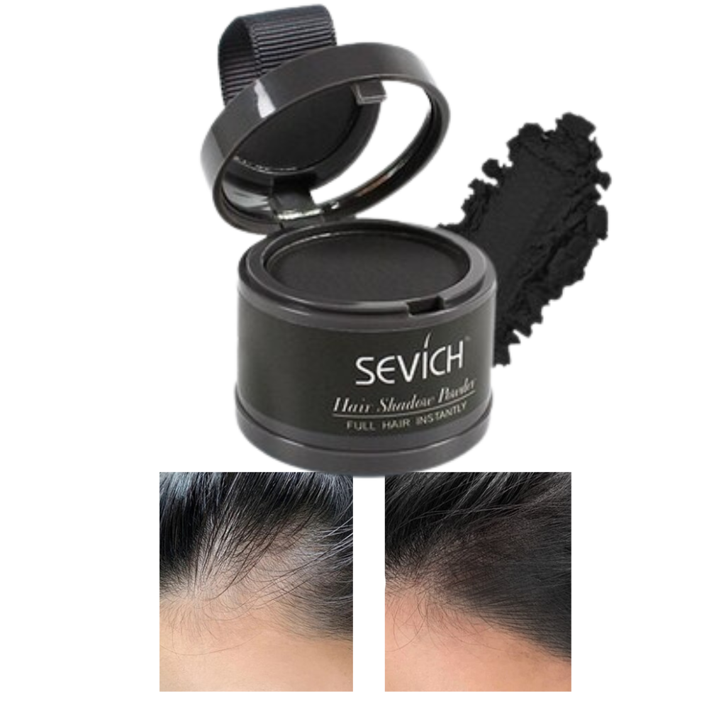 Hair Root Concealer Powder -Black - Ozerty