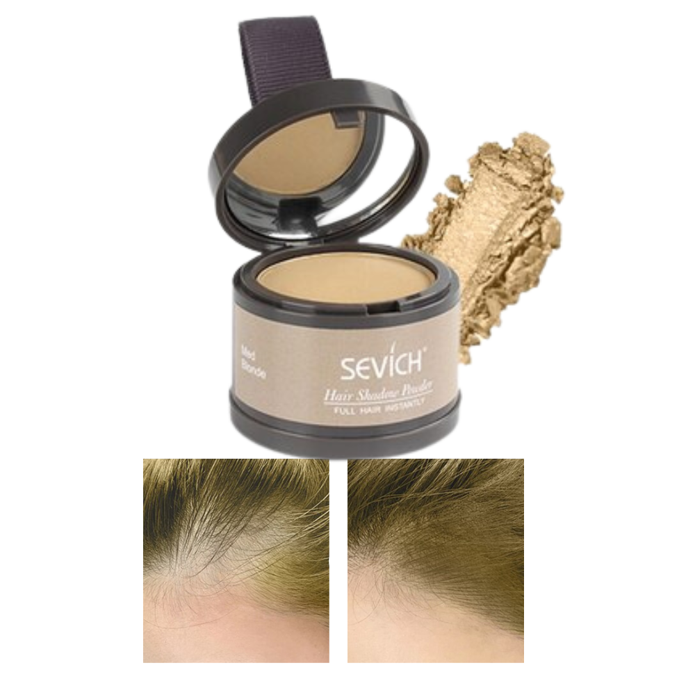 Hair Root Concealer Powder -Med Blonde - Ozerty