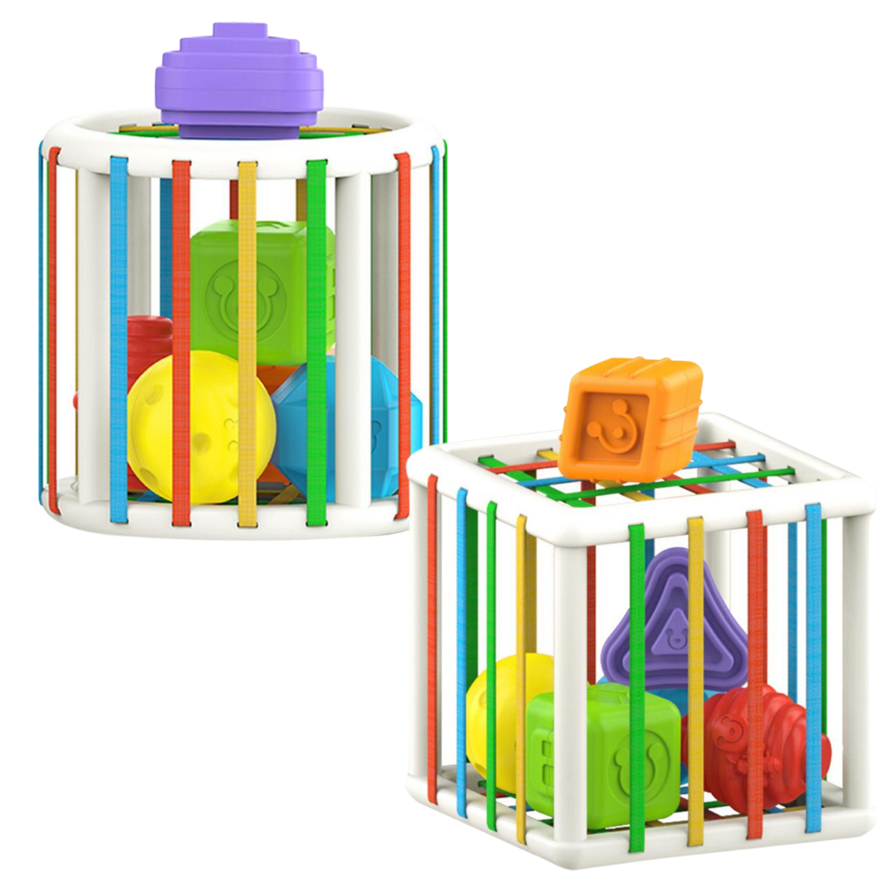 Colourful Shape Blocks Toy for Kids - Ozerty