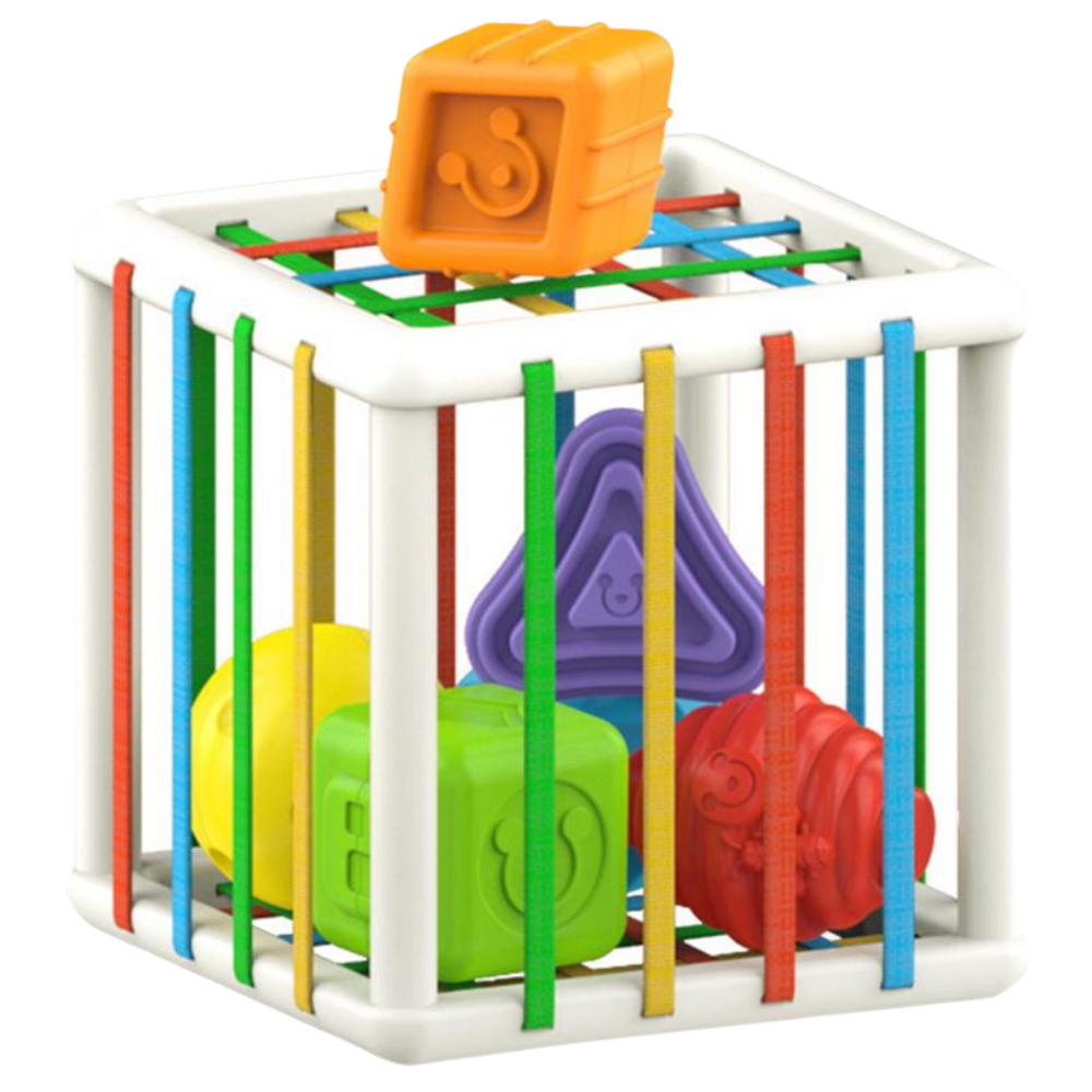 Colourful Shape Blocks Toy for Kids -Square - Ozerty