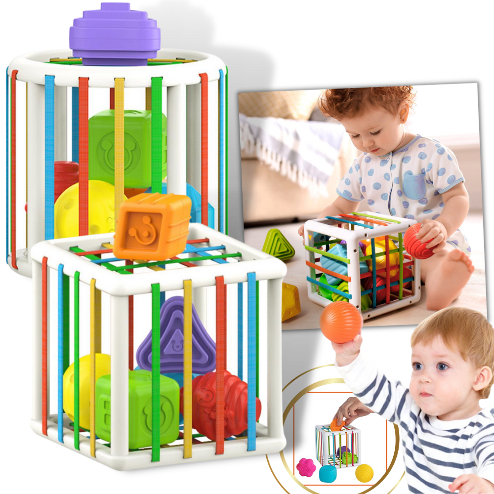 Colourful Shape Blocks Toy for Kids - Ozerty