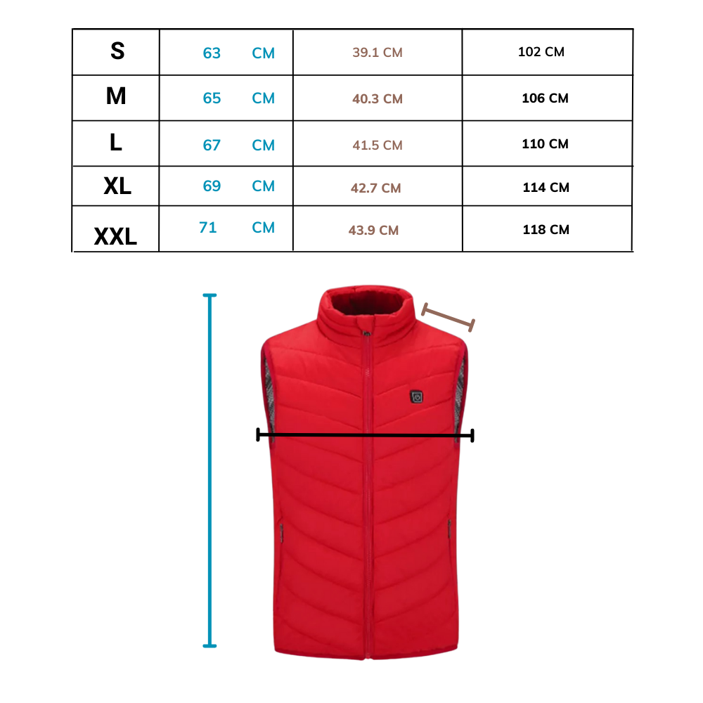 Unisex Heated Vest - Ozerty