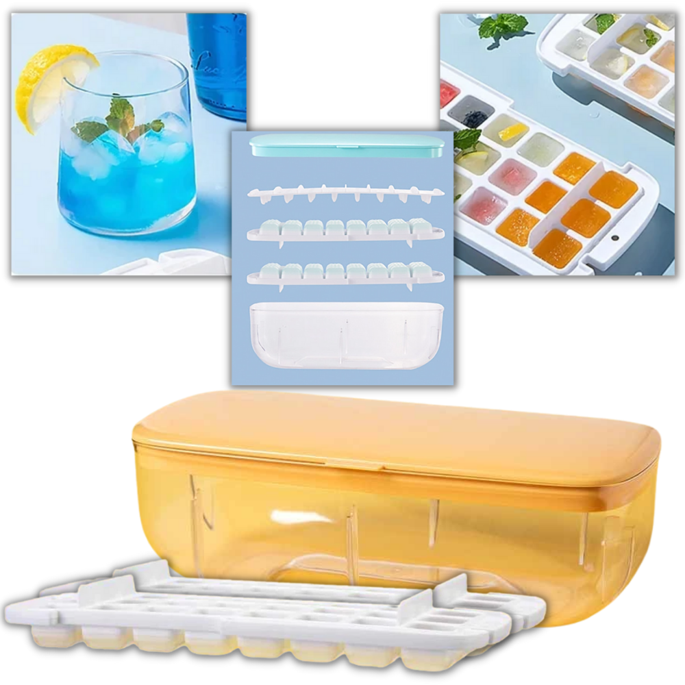 Silicone Ice Cube Mold Tray - Ozerty