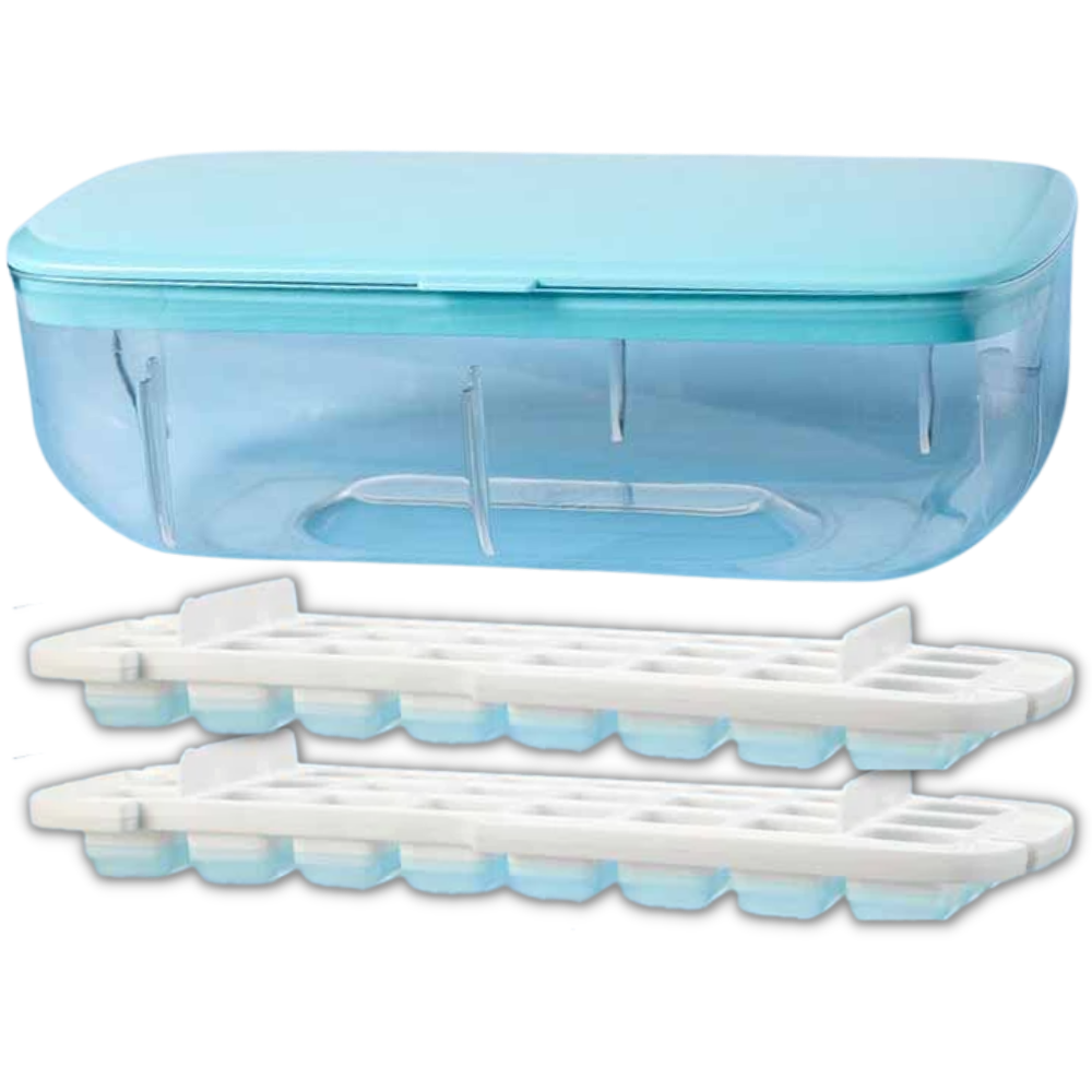 Silicone Ice Cube Mold Tray -Blue - Ozerty