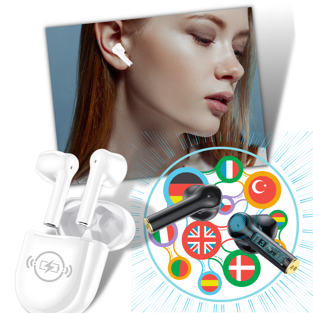 Portable Language Translator Earbuds - Ozerty