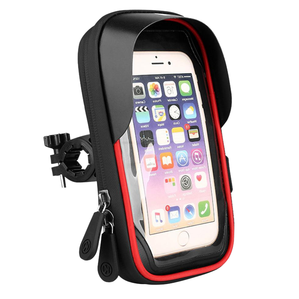 Bicycle Mobile Phone Holder -Red - Ozerty