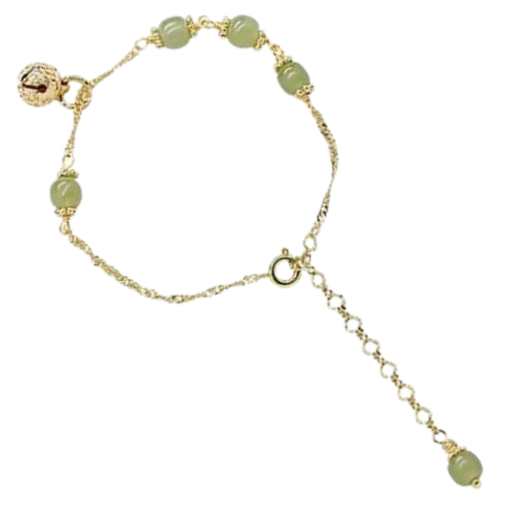 Hetian Jade Bell Bracelet - Ozerty