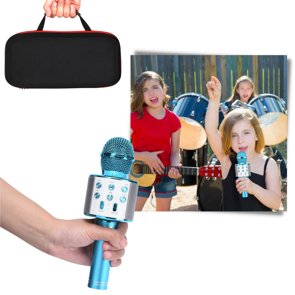 Wireless Bluetooth Karaoke Microphone - Ozerty