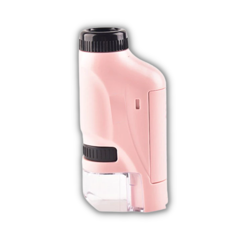 Handheld Microscope For Kids -Pink - Ozerty