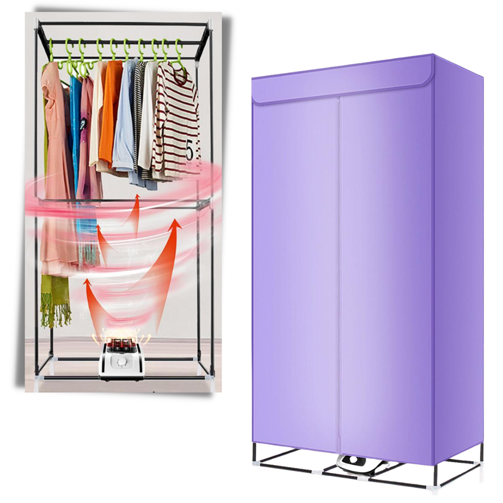 Portable Electric Clothes Dryer & Rack - Ozerty