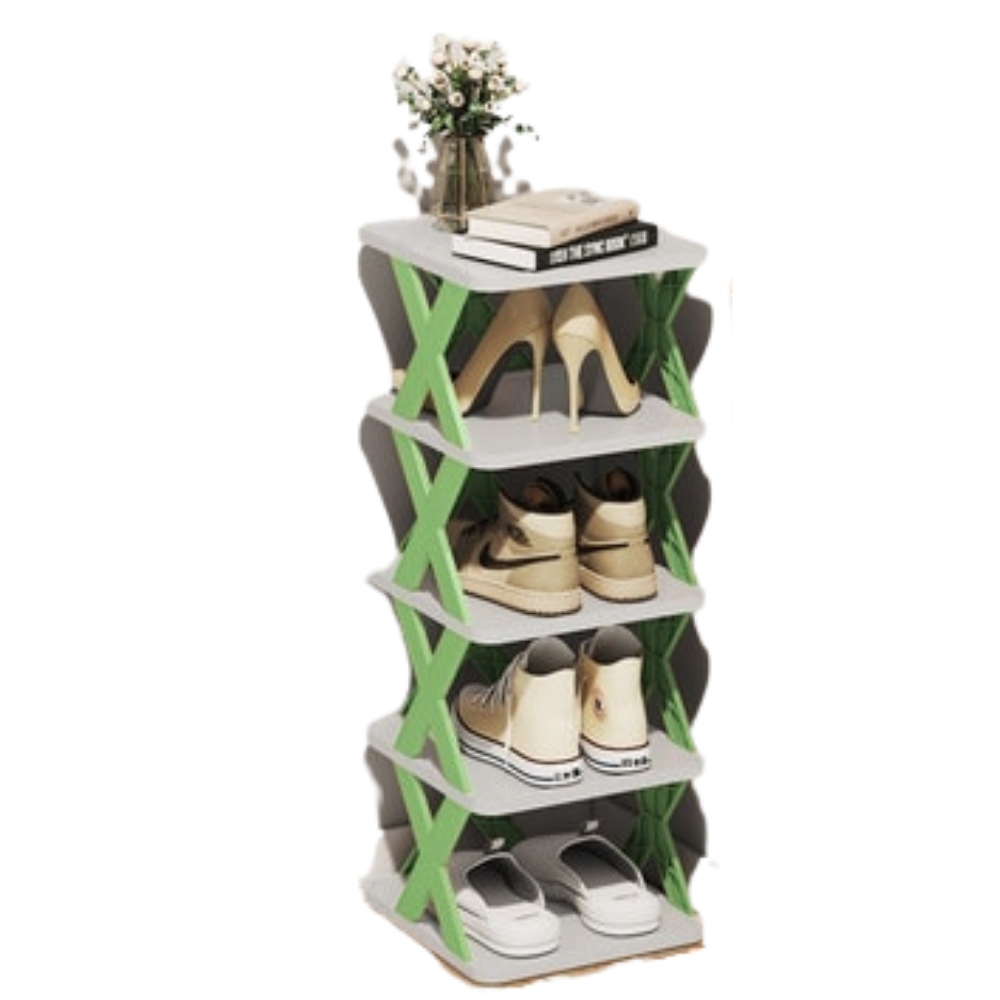 Multi-Layer Shoe Organiser Rack -Green - Ozerty