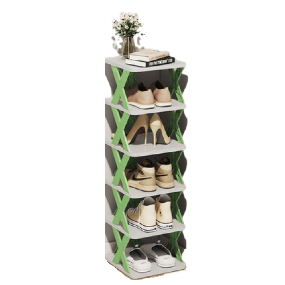 Multi-Layer Shoe Organiser Rack -Green - Ozerty