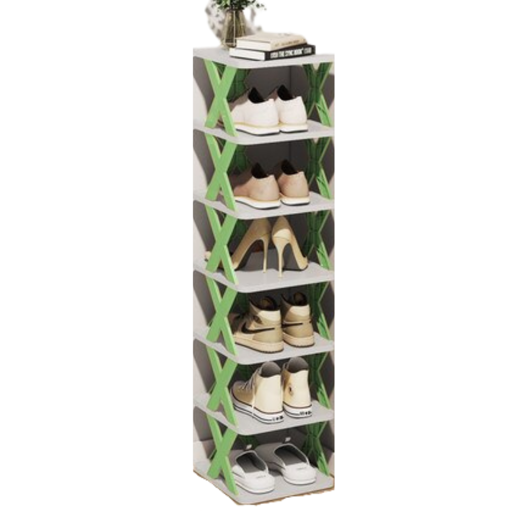 Multi-Layer Shoe Organiser Rack -Green - Ozerty