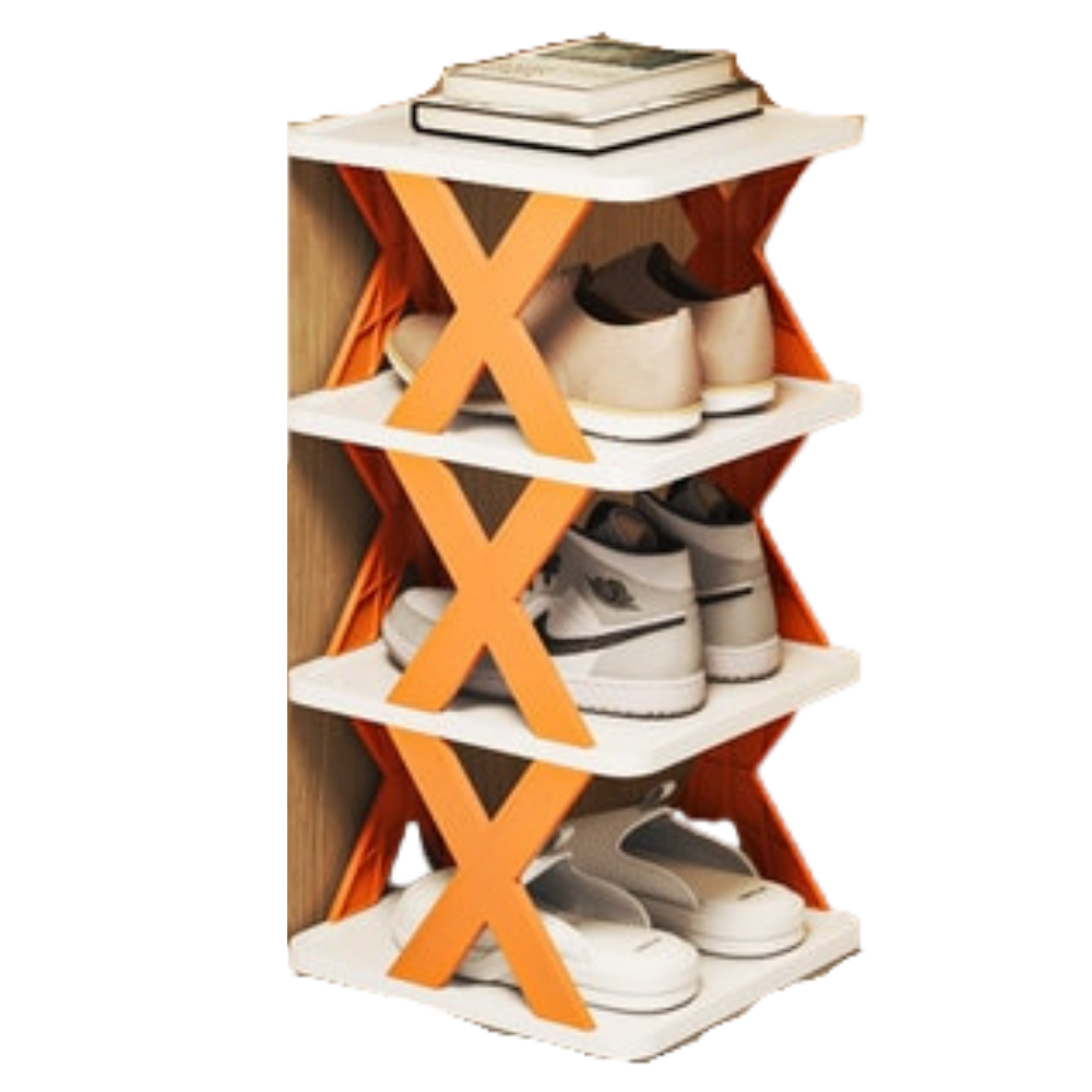 Multi-Layer Shoe Organiser Rack -Orange - Ozerty