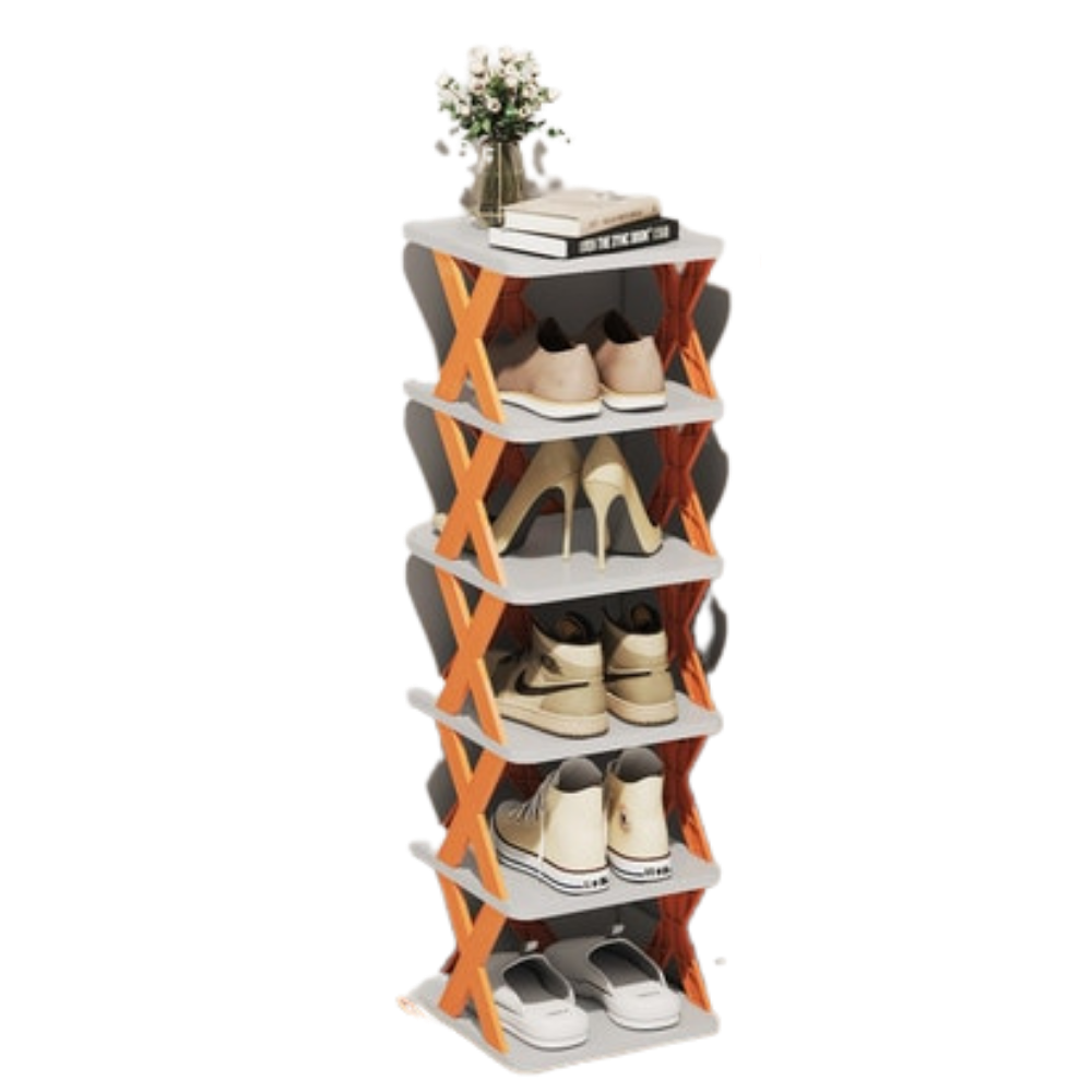 Multi-Layer Shoe Organiser Rack -Orange - Ozerty