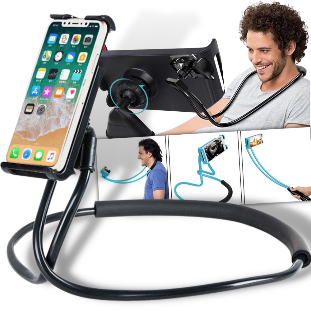 Hands-Free Phone Holder Neck Stand - Ozerty