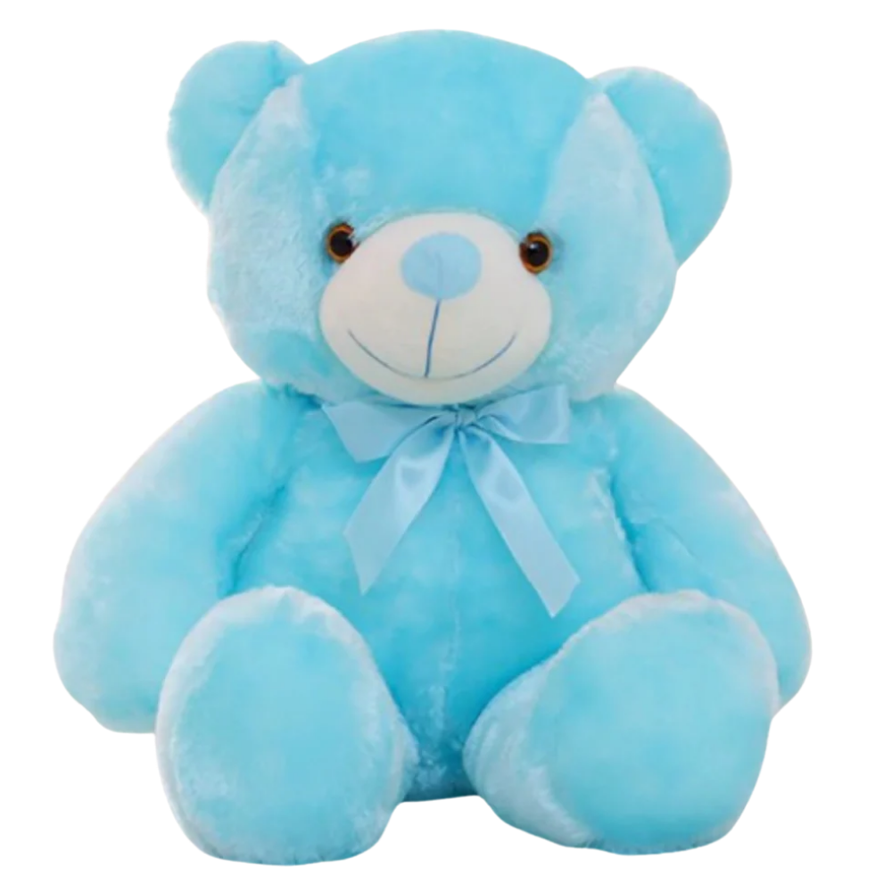 Plush Teddy Bear Night Light -Blue - Ozerty