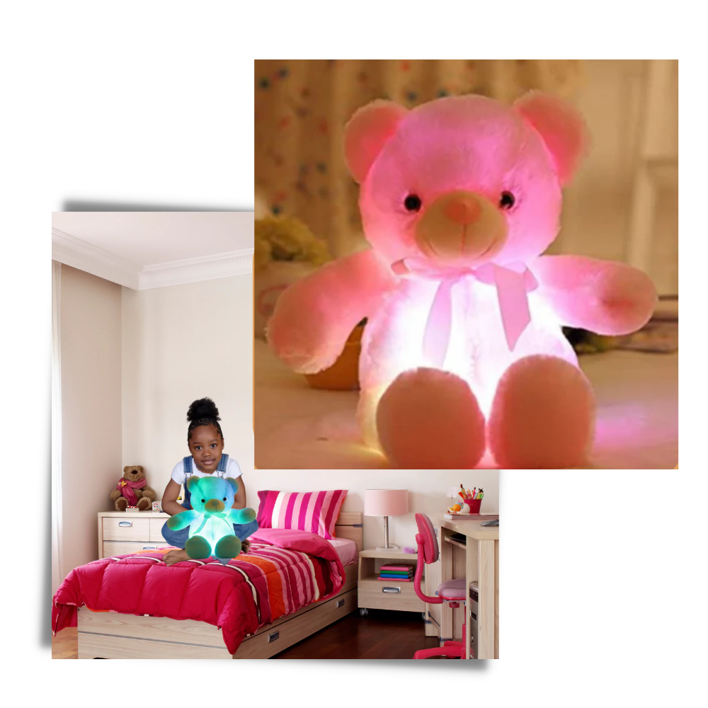 Plush Teddy Bear Night Light - Ozerty