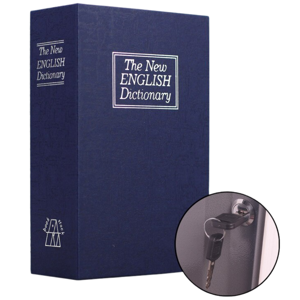 Dictionary Security Lock Box -Blue - Ozerty