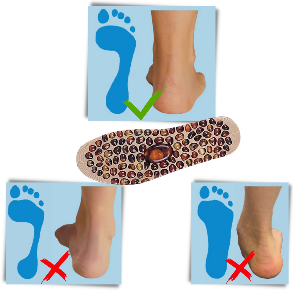 Massaging Insole With Cobble Design - Ozerty