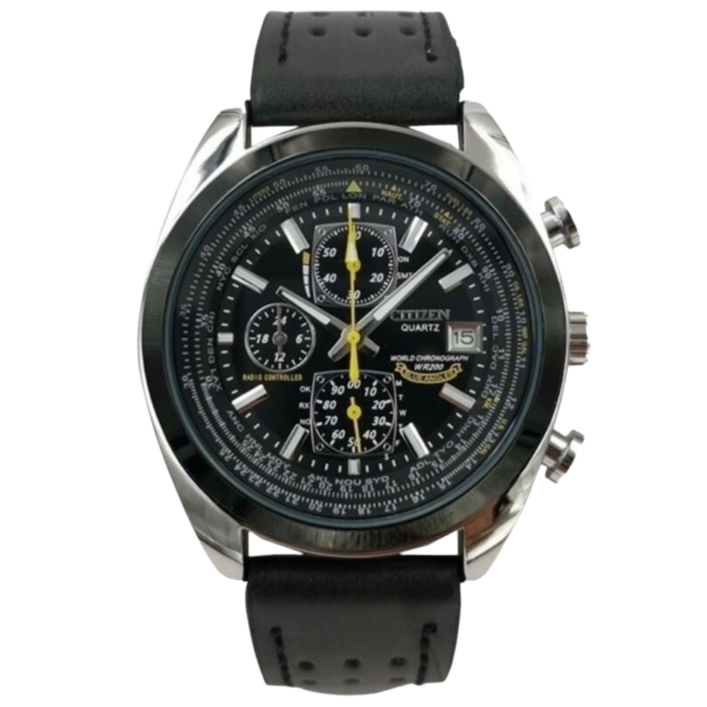 Luxury Waterproof Quartz Watch -Black - Ozerty