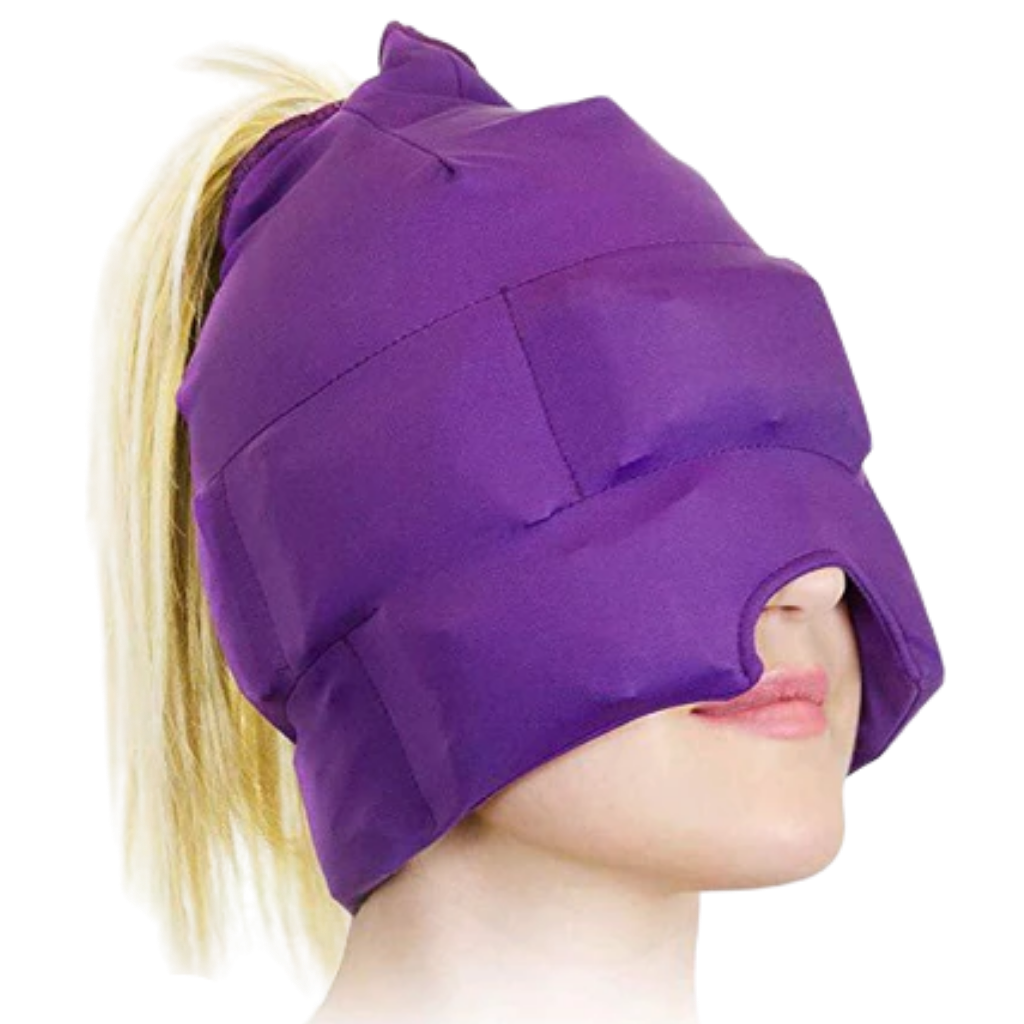 Headache and Migraine Relief Cap -Purple - Ozerty