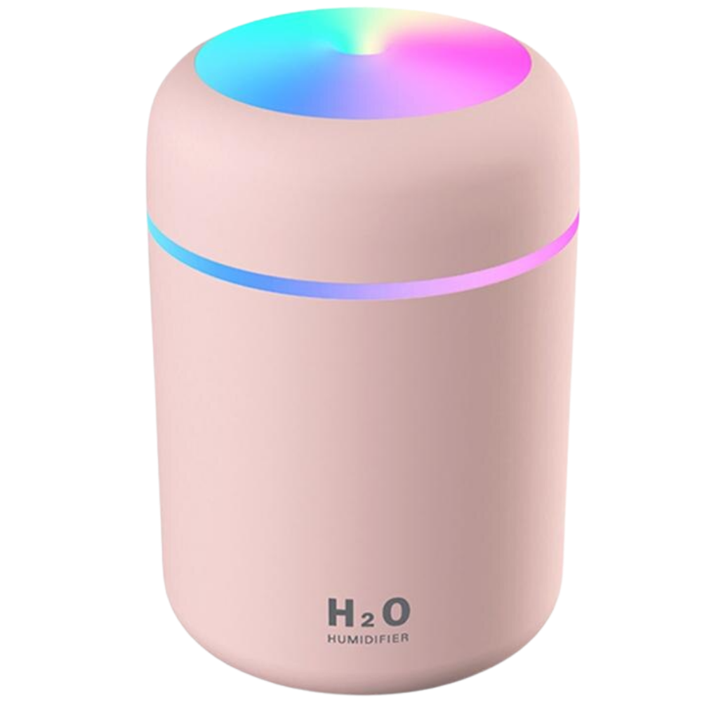 Mini Aromatherapy Air Humidifier and Diffuser -Pink - Ozerty