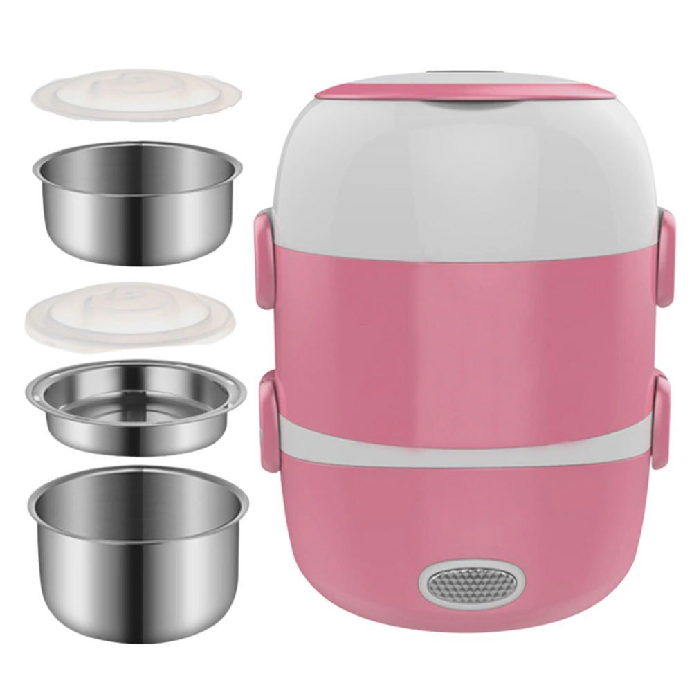 Mini Electric Cooker -Pink - Ozerty