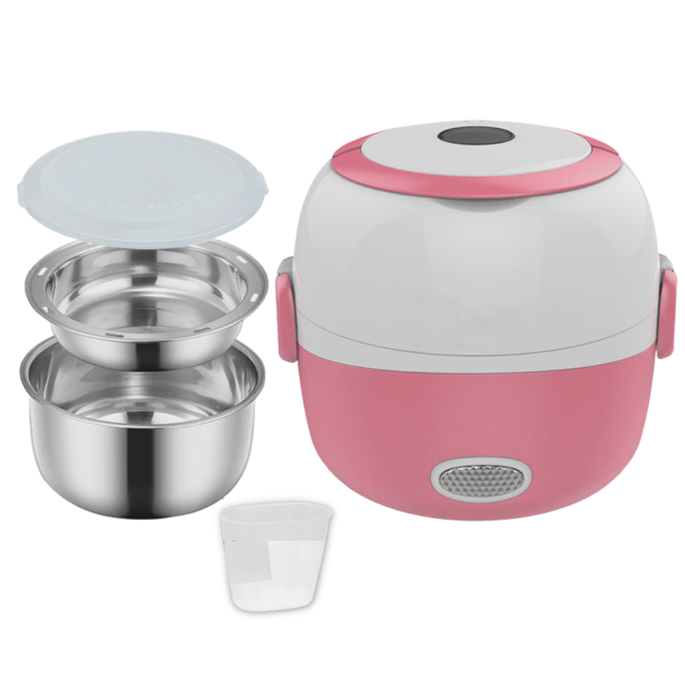 Mini Electric Cooker -Pink - Ozerty