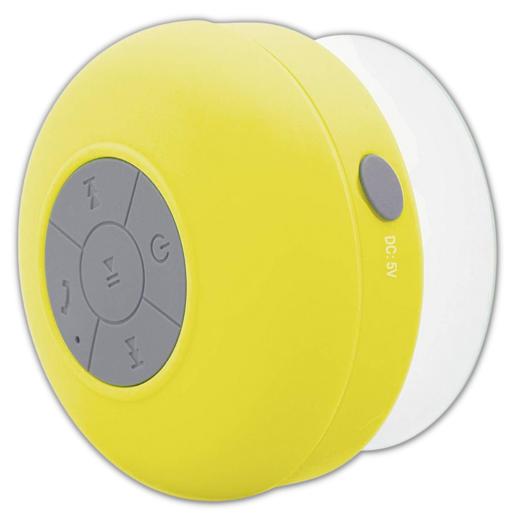 Mini Waterproof Bluetooth Speaker -Yellow - Ozerty