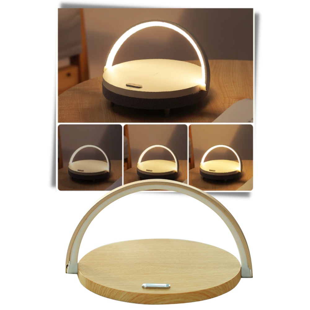 Desk Lamp & Wireless Phone Charger - Ozerty