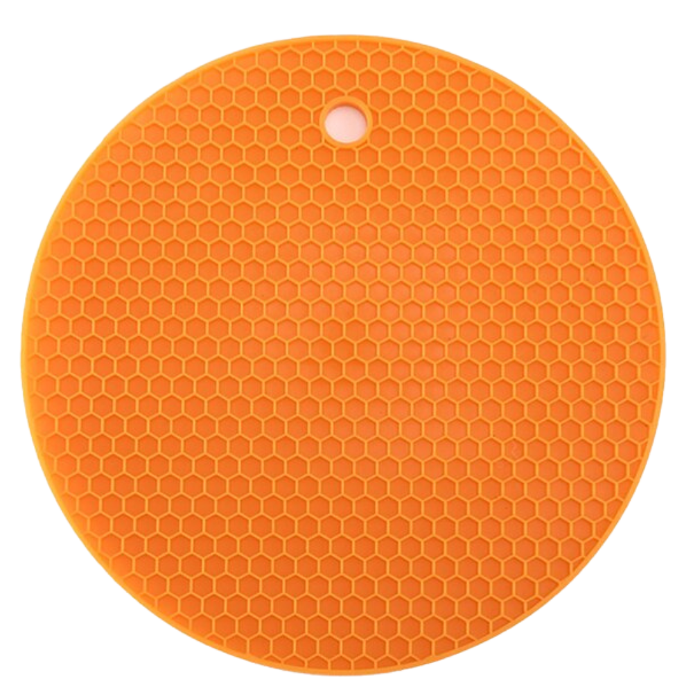 Silicone Pot holder Coaster -Orange - Ozerty