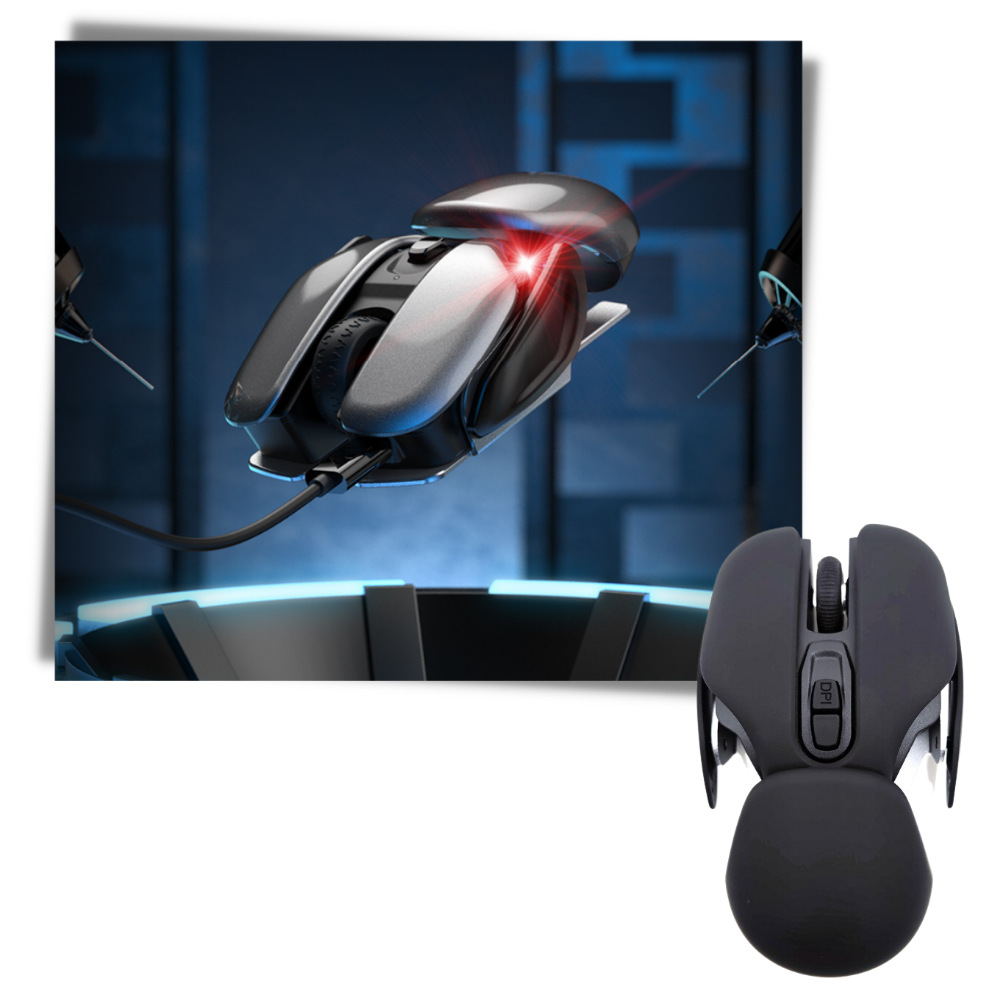 Wireless Ergonomic Gaming Mouse - Ozerty