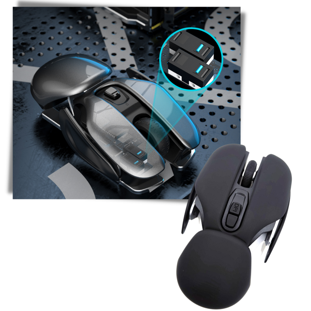 Wireless Ergonomic Gaming Mouse - Ozerty