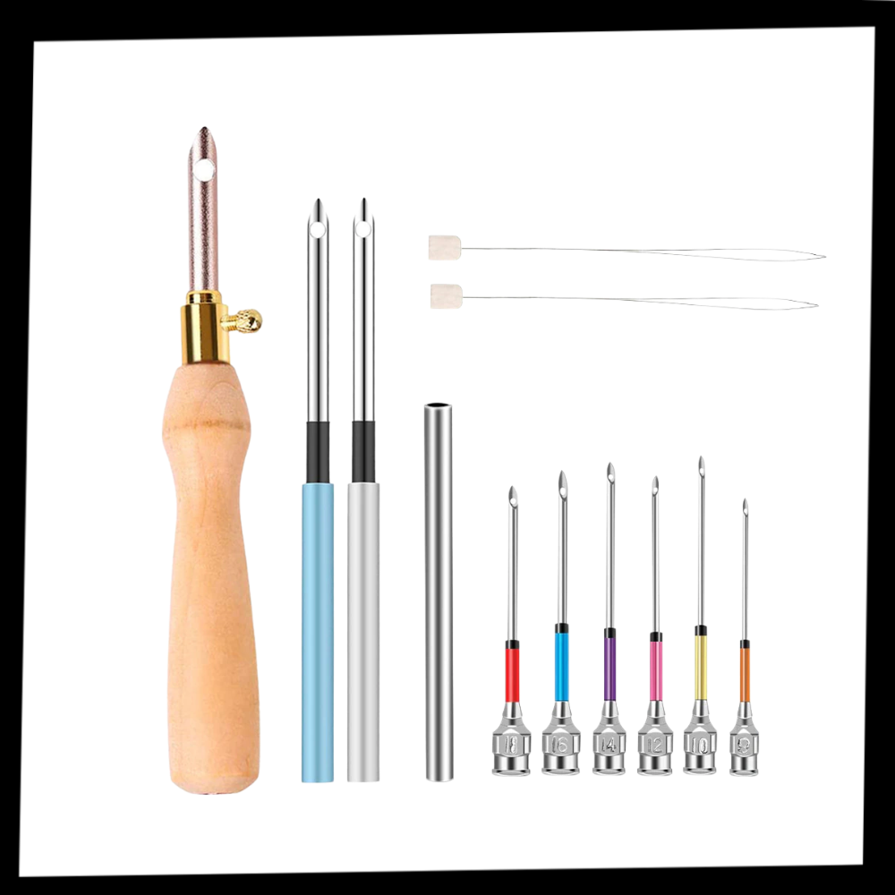 Embroidery Punch Needle Tool Kit - Ozerty