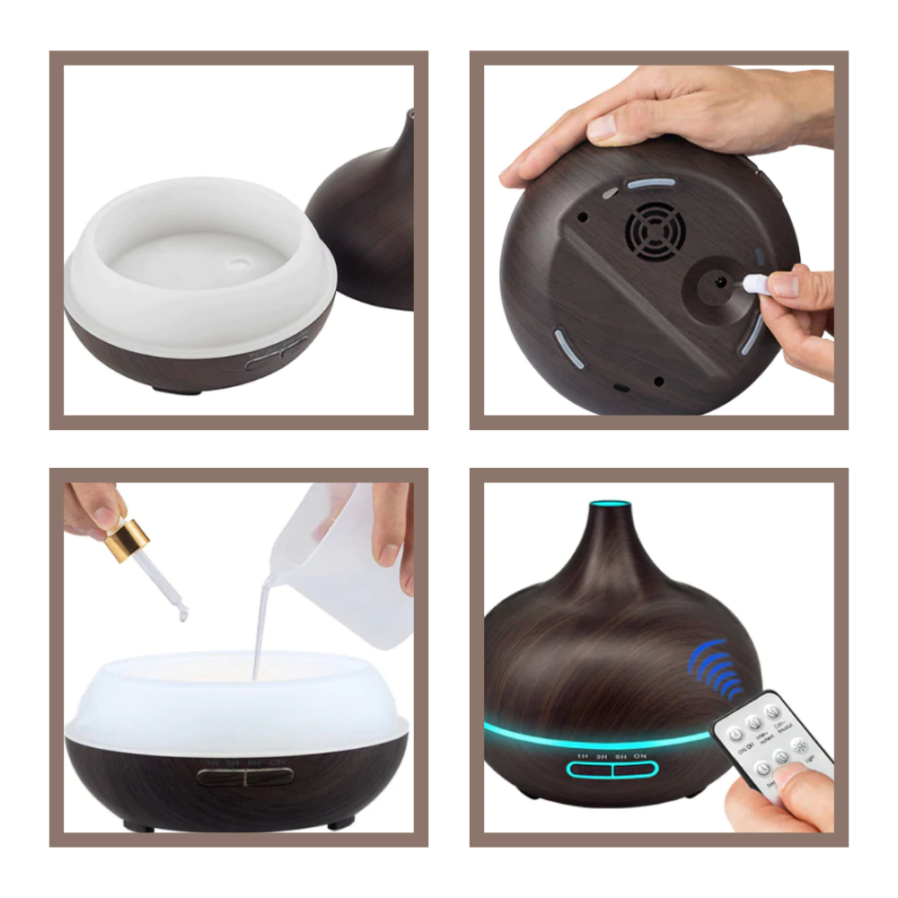 Essential Oil Diffuser and Humidifier - Ozerty