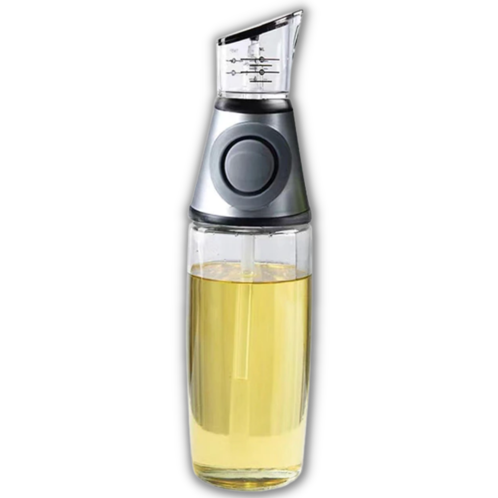 Cooking Oil Dispenser Bottle -Silver - Ozerty