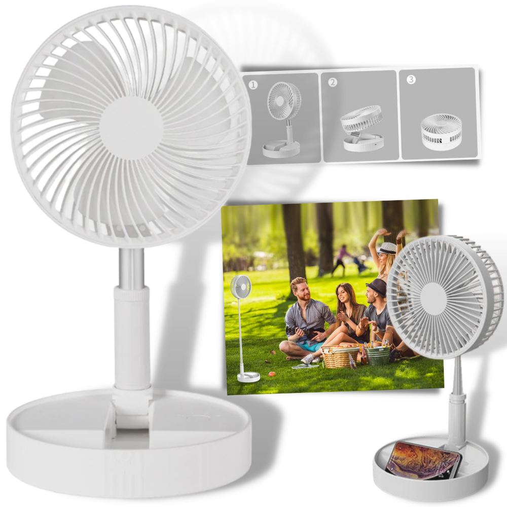 Unique Portable Foldable USB Fan - Ozerty