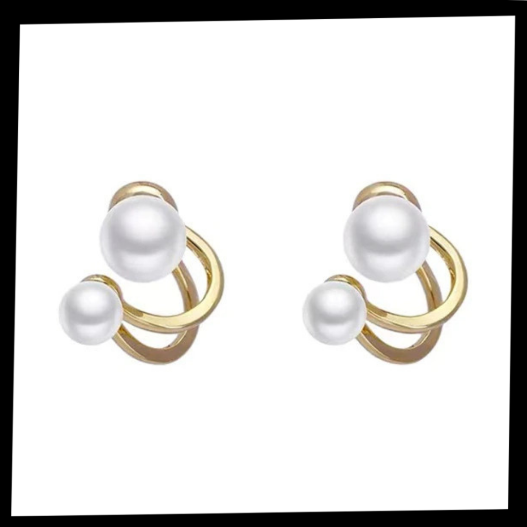 Vintage Pearl Drop Earrings - Ozerty