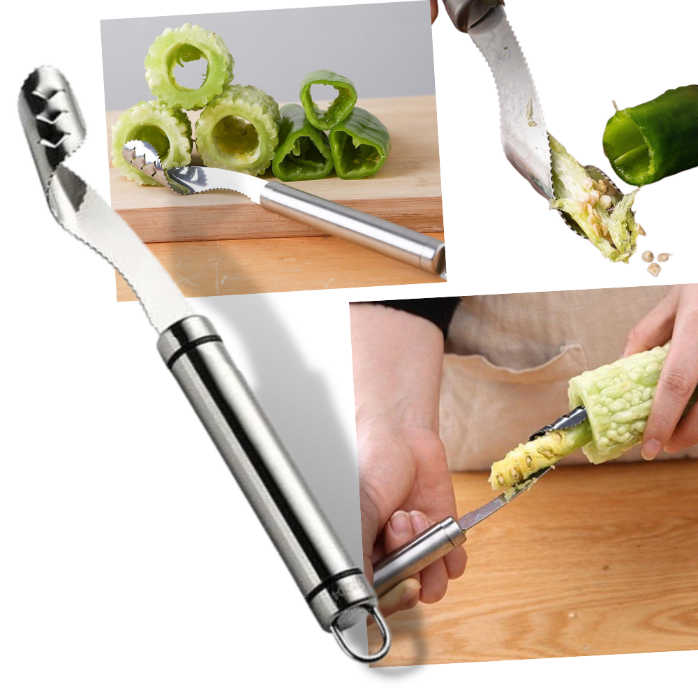 Vegetable & Pepper Seed Corer - Ozerty