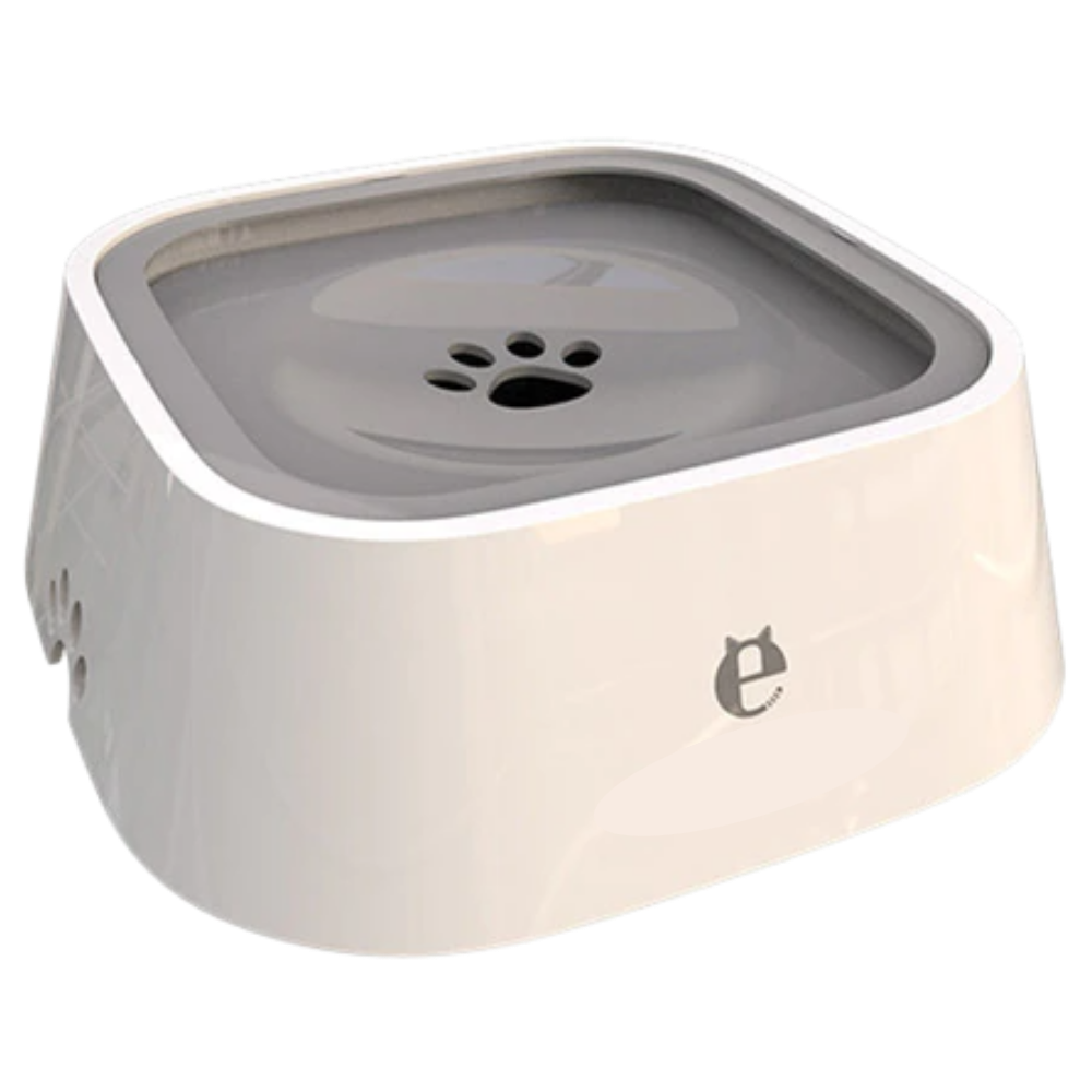 Pet Floating Water Bowl -Gray - Ozerty